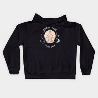 Meditation Self-care: Nurture Your Mind, Body, and Soul Kids Hoodie